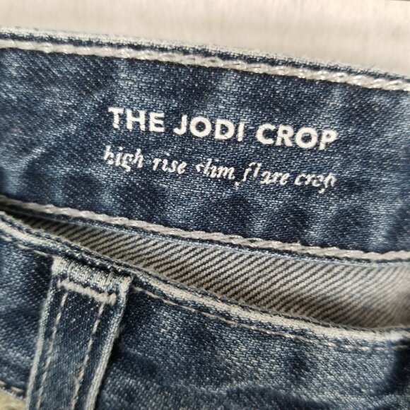 AG Adriano Goldschmied The Jodi Crop High Rise Flare Jeans 23YWIW Size 30 - Picture 4 of 11